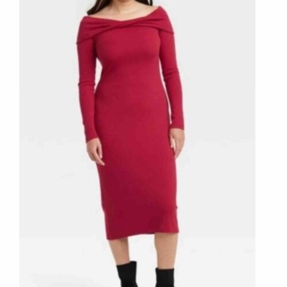 Target One Shoulder Red Dress